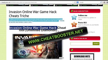 Invasion Online War Game Hack Cheats Triche