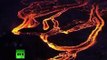 Hawaii volcano eruption: Stunning aerial video of Kilauea lava rivers