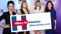 Katy Perry and Other Celebs Tweet Support for Hillary Clinton