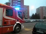 Intervento Polizia di Stato - Vigili del Fuoco - Ambulanza a Milano
