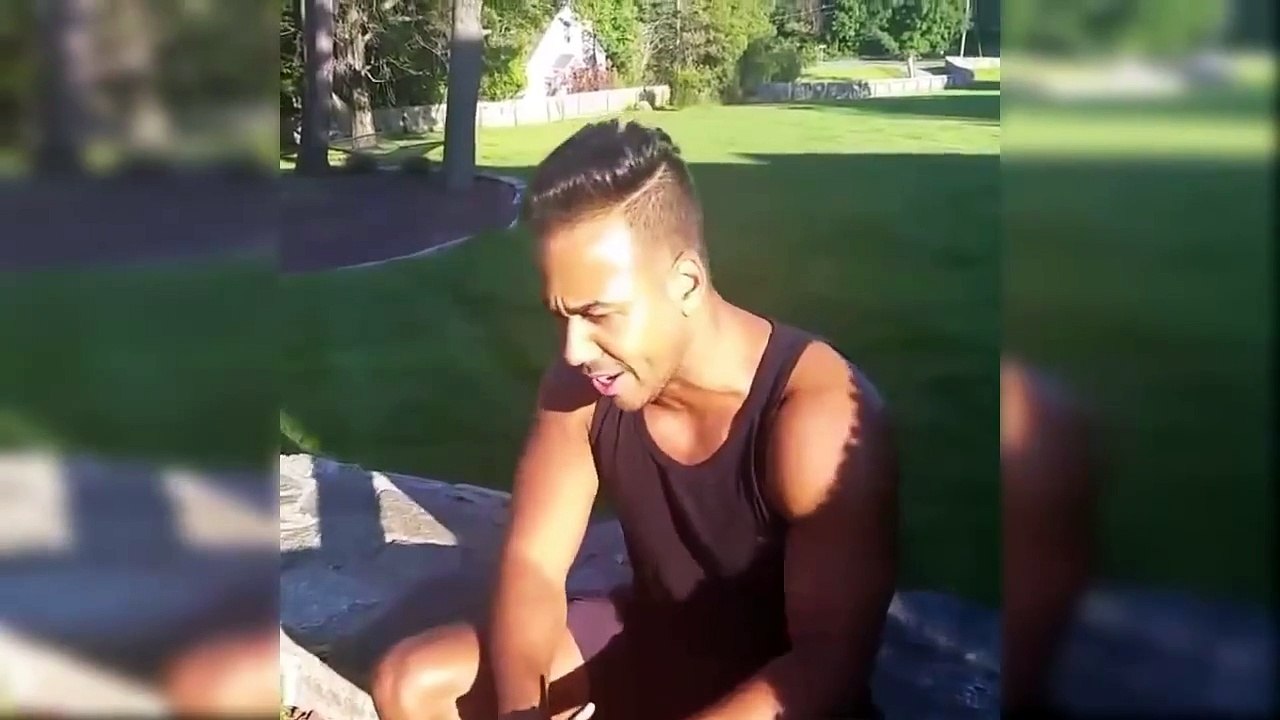 Romeo Santos ALS Ice Bucket Challenge | Romeo Santos Reto de Cubeta de Hielo | se baña agua helada