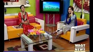 Humaira Naz  (Herbalist) Best Tips live on  Salam Pakistan 09-June-2015  Waqt News TV PART 2 ( Ghazali Herbal)