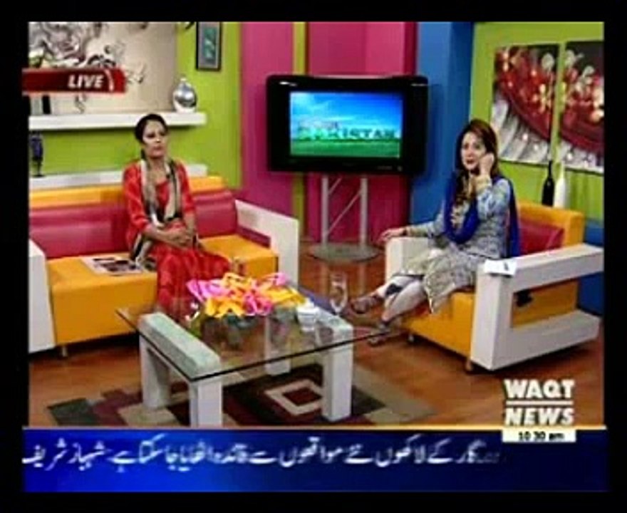 Humaira Naz  (Herbalist) Best Tips live on  Salam Pakistan 09-June-2015  Waqt News TV PART 2 ( Ghazali Herbal)