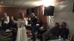 Livi Fraley serenades her new Husband, Mike. Singing with the Bootleggers, Ajo, AZ, 00021
