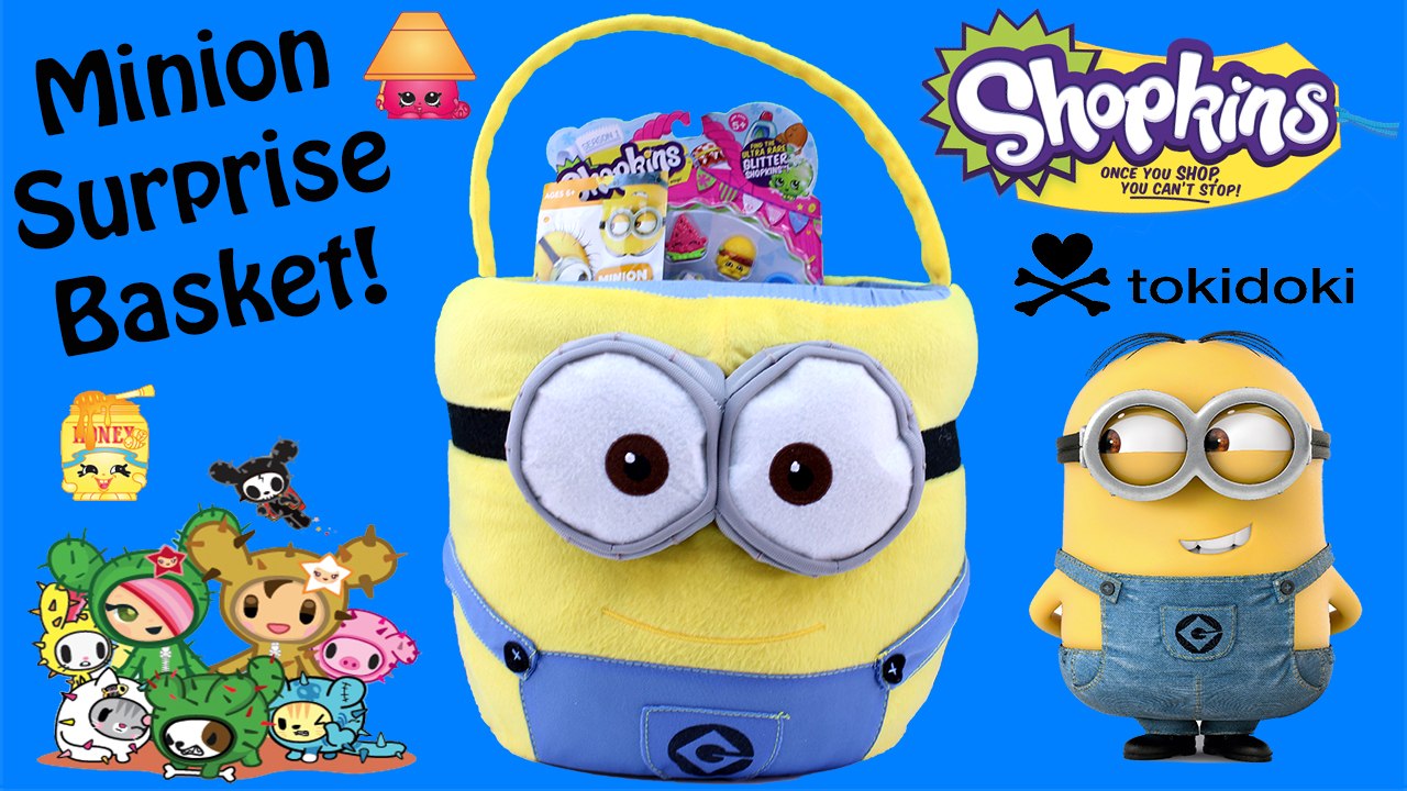 Giant Minion Surprise Basket | Shopkins, Despicable Me Mystery Minis, Tokidoki, Minecraft Series 2
