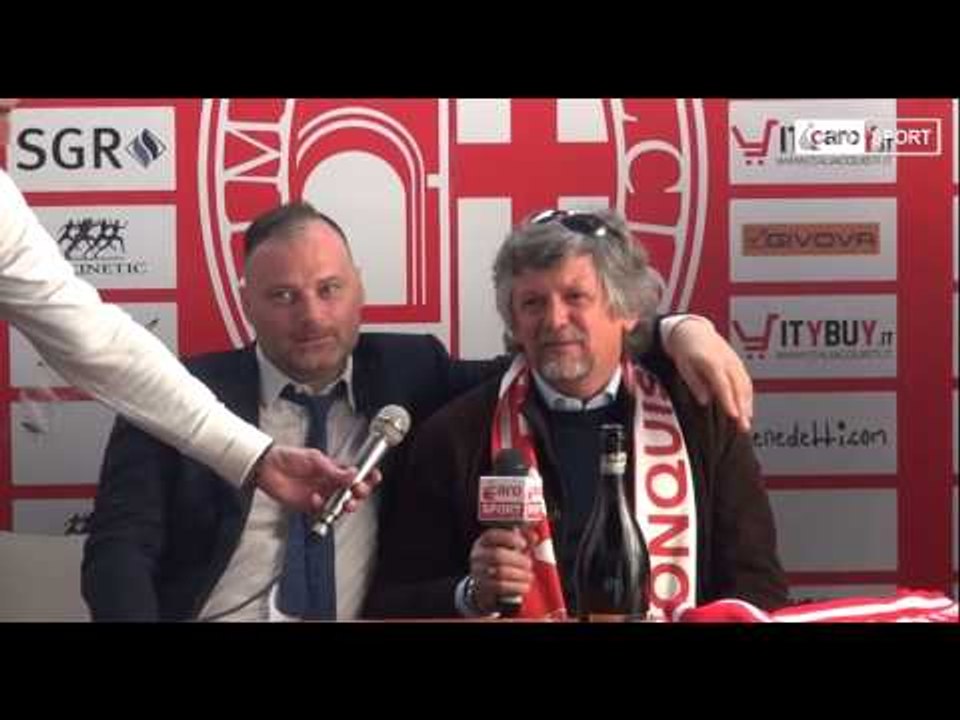 Icaro Sport. Promozione Rimini Calcio: festa e dichiarazioni in sala stampa