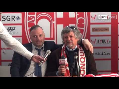 Icaro Sport. Promozione Rimini Calcio: festa e dichiarazioni in sala stampa