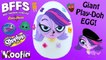 GIANT Littlest Pet Shop Play Doh Surprise Egg| LPS Play Doh Zoe Shopkins BFFS MLP LPS Blind Bags