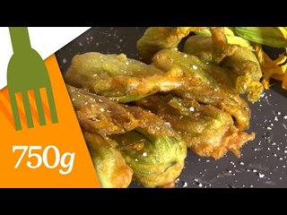 Download Video: Recette de Beignets de fleurs de courgettes - 750 Grammes