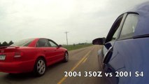 Nissan 350Z vs Audi  B5 S4