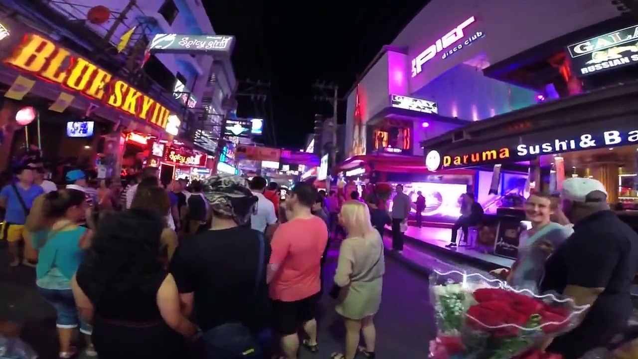 Walking street girls Pattaya Thailand Nightlife  2015