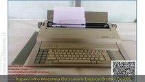 TRAPANI,    MACCHINA DA SCRIVERE DEPOCA BROTHER CE-600  EURO 80