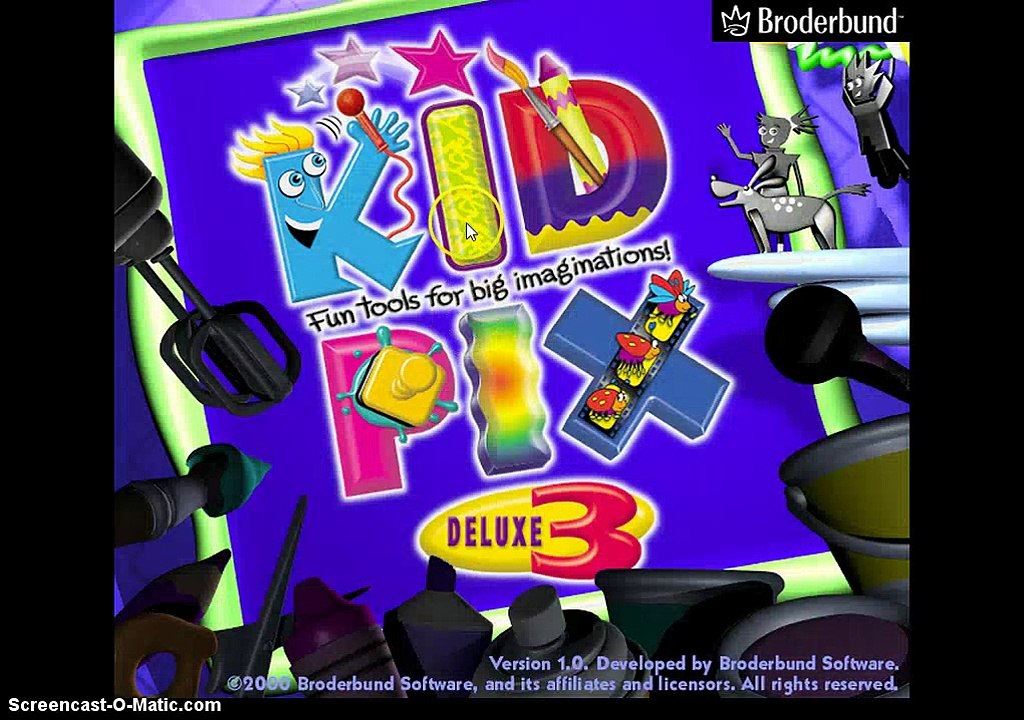 Make a Snowman with Kid Pix