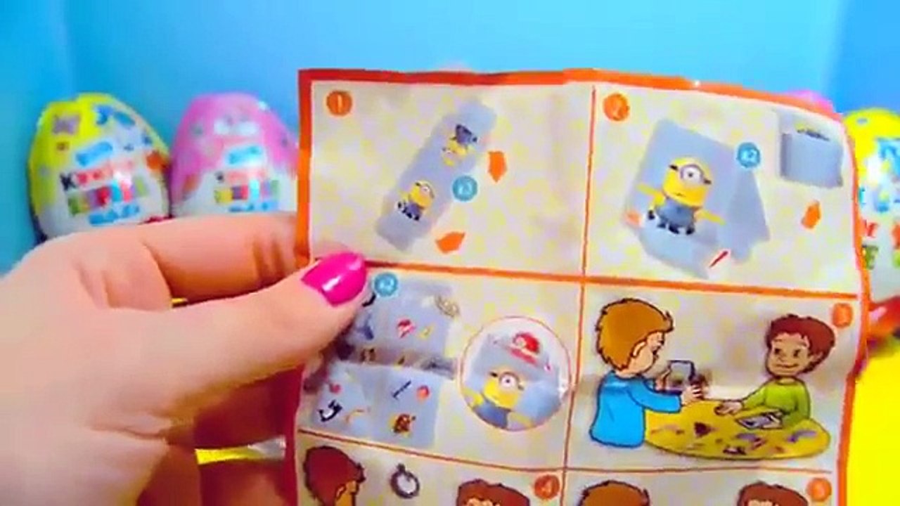 Minions Despicable Me Kinder Surprise Eggs Toys | Kids Playground