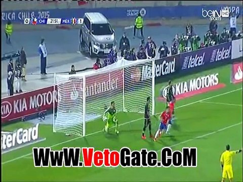 فيدال يتعادل بالهدف الاول تشيلى فى مرمى المكسيك
