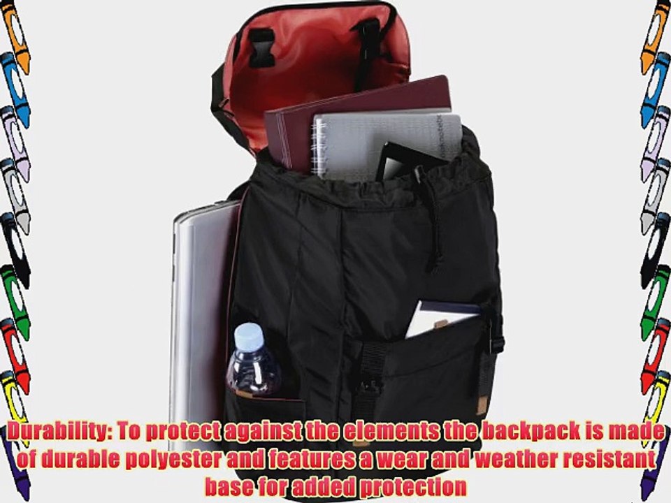 Targus Bex Backpack for 16-Inch Laptops with Dedicated Tablet Compartment Drawstring Closure