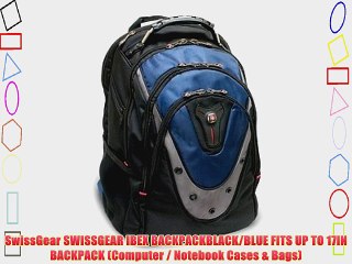 SwissGear SWISSGEAR IBEX BACKPACKBLACK/BLUE FITS UP TO 17IN BACKPACK (Computer / Notebook Cases