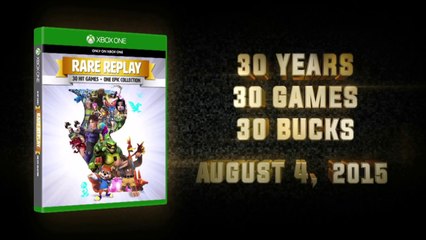 E3 2015 - RARE Replay 30 hits sur une compil Xbox One