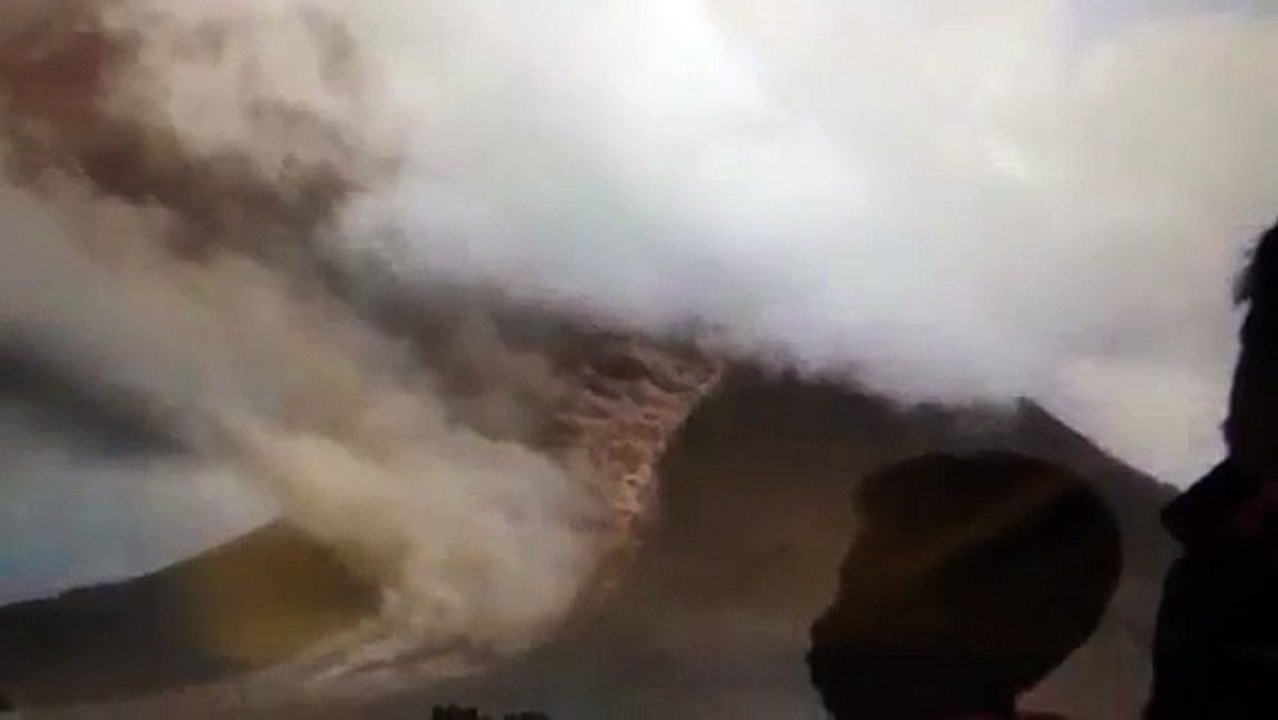 BREAKING  Mount Sinabung Erupts Again