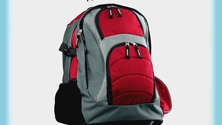 Port Authority luggage-and-bags Wheeled Backpack OSFA Red/Grey