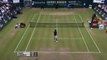 Gael Monfils attempts crazy tennis trick shot