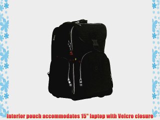 Kipling Alcatraz II Wheeled Backpack with Laptop Protection (Black)