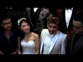 Nuansa Bali di Baju Pernikahan Ruben-Wenda