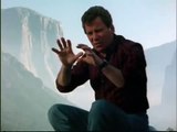 Captain Kirk is climbing a mountain, why is he climbing a mountain?