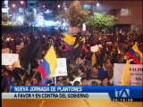 Octavo día de protesta llena nuevamente la Av. De Los Shyris en Quito