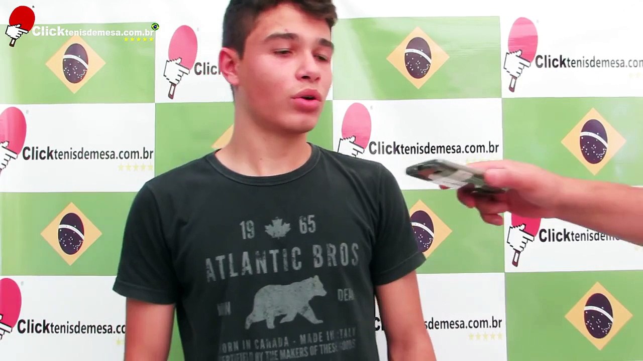 Entrevista com Caique de Guarulhos Campeão do Nível Iniciante da 3º Copa Banana's de Ping Pong.
