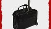 Siamod 45295 Carugetto Napa Cashmere Leather Wheeled Detachable Laptop Case (Black)
