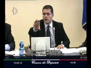 Roma - Strumenti finanziari derivati, audizione Banca d'Italia (15.06.15)