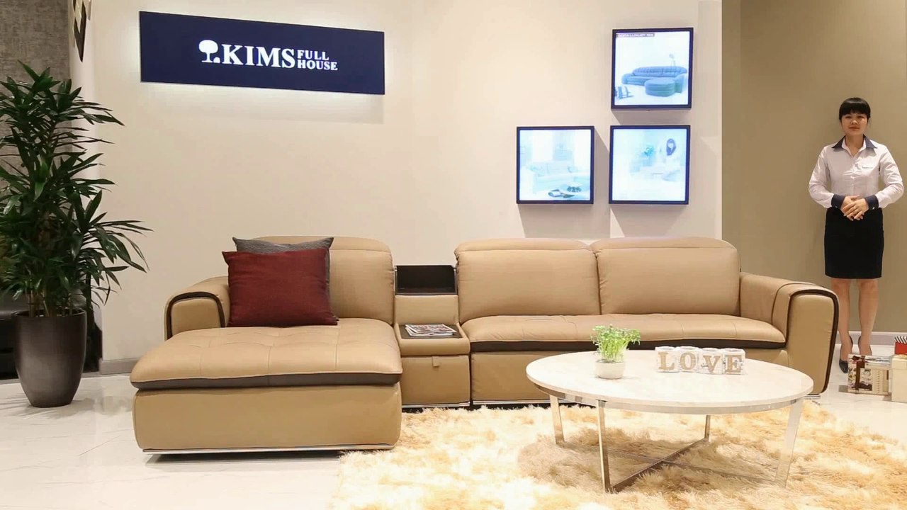 Ghế Sofa Da NOBU II 1396 Nhập Khẩu Hàn Quốc - Nội thất phòng khách