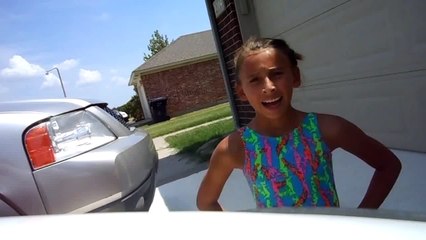 Me doing gymnastics at home.