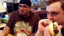 Aaron and I try out Ghost Pepper Hot Sauce!