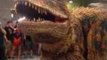 Office Employees Terrified by Roaming Dinosaur