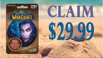 World of Warcraft (WOW) 60 day Subscription gift card online generator free  Proof