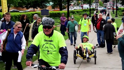 Justice for Injured Workers Rally, Toronto 2015 - John Clarke