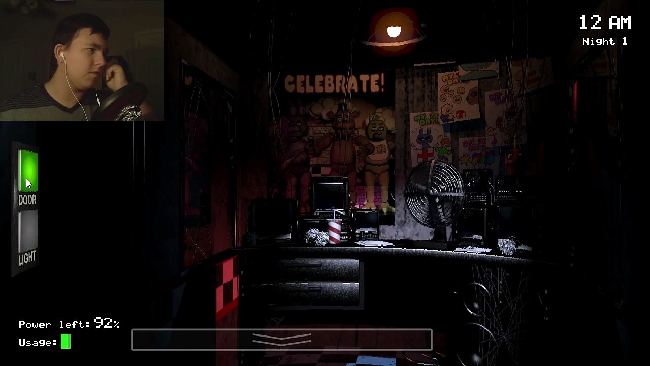 Five Nights At Freddy's | Night 1 | BEST REACTION EVER! (720p)