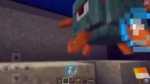GUARDIAN MOB in MCPE!!!-The Water Dungeon Mod-Minecraft PE Pocket Edition