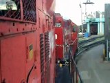 Switching in Alyth Yard on board GP9's - Cab View