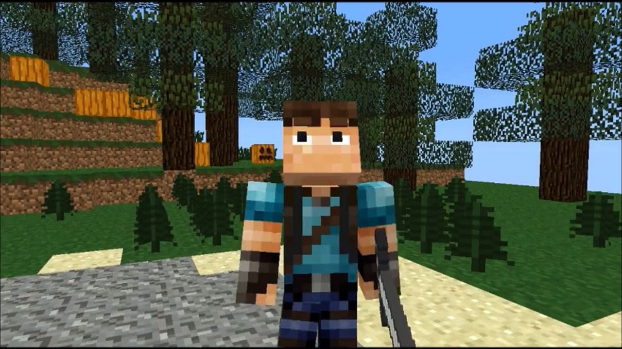 Minecraft Animation : Minecraft PE Hunger Games! created w/ Mine-Imator
