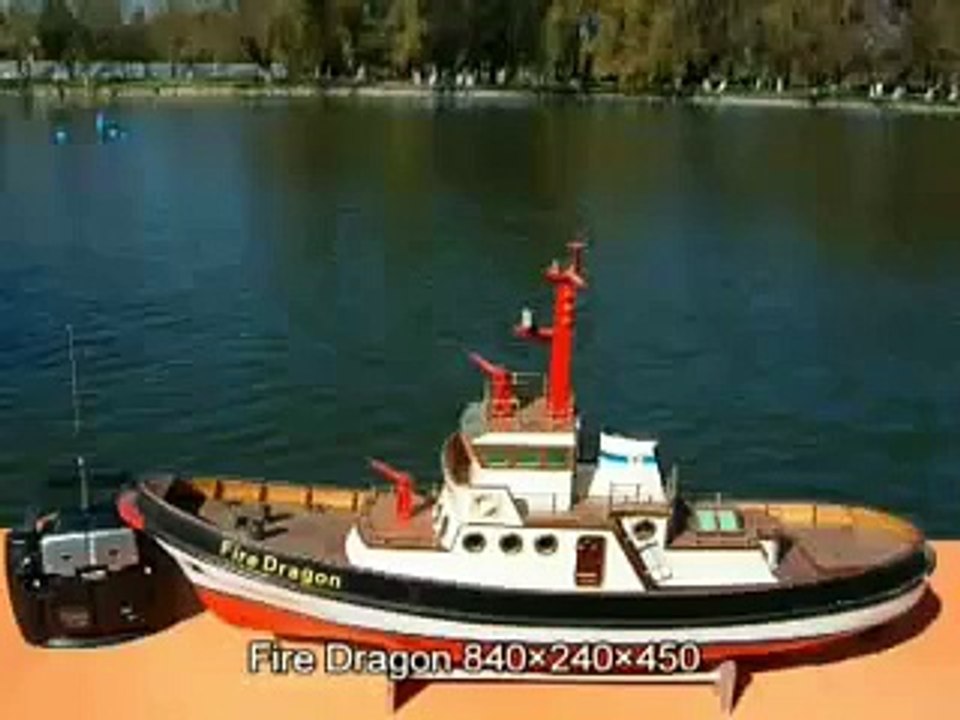 RC Fire Boat scale 1:25