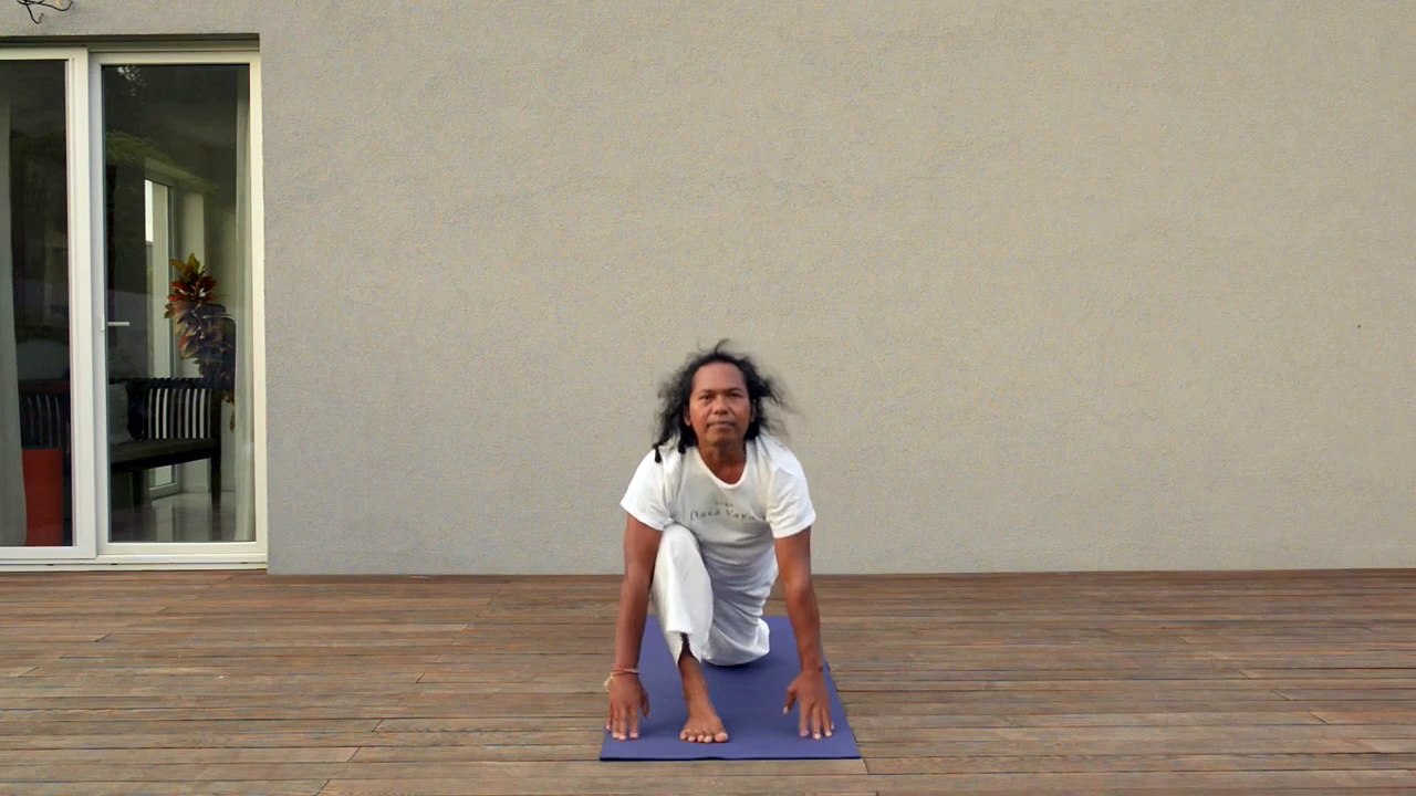 pak Made's morning yoga