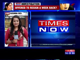 External Affairs Min wanted to quit?