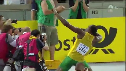 9"58 Usain Bolt WR - 100 metri piani - Mondiali Berlino Agosto 2009