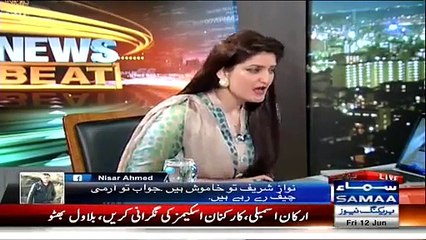 MIAN ATEEQ ON SAMA T.V WITH NEWS BEAT 12-06-2015