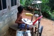 Bangladeshi little Drummer Funny 2014 by SAKIB MIX