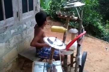 Bangladeshi little Drummer Funny 2014 by SAKIB MIX