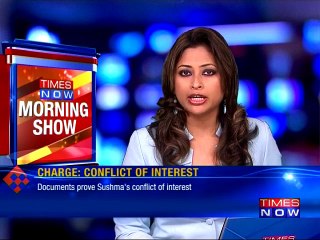 Sushma Swaraj's conflict of interest